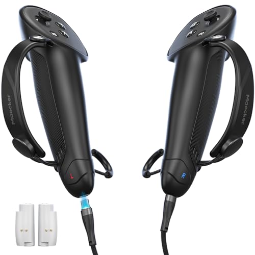 Maecker 充電コントローラーグリップ Quest 3S/3用 アクセサリー